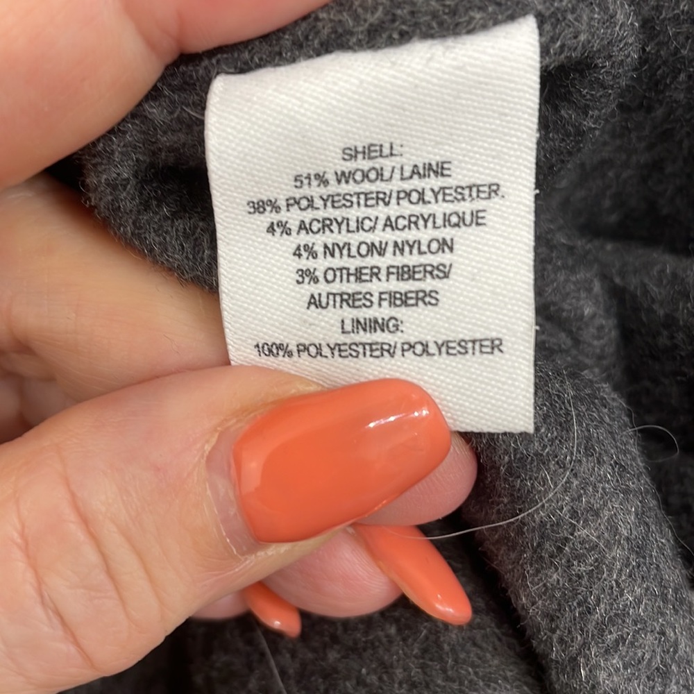 10 Crosby Derek Lam Gray Coat - Picture 5 of 11